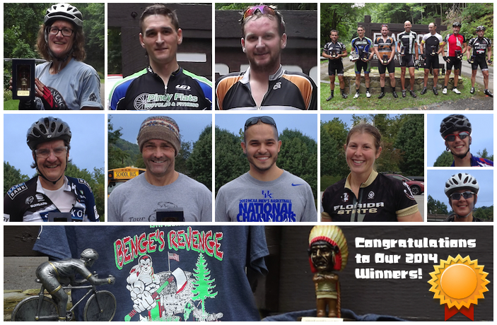 13th Annual Benge’s Revenge Bike Challenge winners